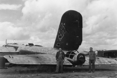 bob and an engineer by JU188 at 9th air force HQ. Sept 1944