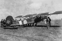 plane that german officer flew from dusder. may 6 1945