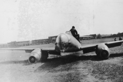 german jet plane that made a forced landing at TAC. May 1945