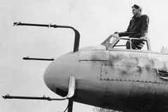 Pit on a crashed German Night Fighter