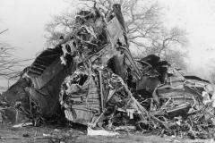 liberator crash on march 14 1944. five pulled alive from plane.