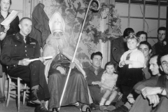 HQ 32SG Christmas party for Belgium kids. DEC 24 1944. Louvain Belgium