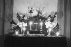 alter of church services. DEC 25 1955. Belgium