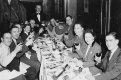 thanksgiving party at the hotel majestic in Louvain Belgium. Nov 1944.