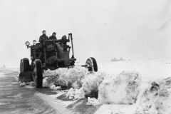 snow removal at our Belgium base. Jan 1945