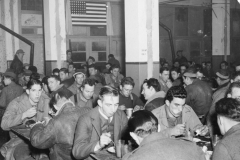 thanksgiving dinner at 391 st SC. Belgium. Nov 1944