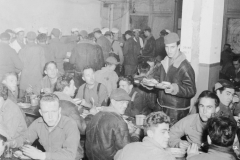 thanksgiving dinner at 391 st service sq. Belgium. Nov 1944