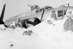 hard landing of B17. Belgium. 1944