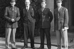 R to L: col hanis, lord luckmose, Maj rosenfelt and Lt col Hoffman. in