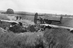 B24 with controls shot and crashed in Ashford. June 1944