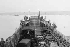 LST nears the coast of France