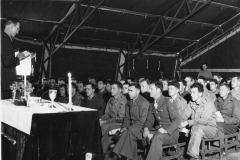 church services at team b area. may 1944