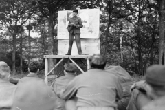 a french officer talk to our group about France prep to d-day. June 1