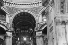 portion of st Pauls cathedral London under dome. may 1944