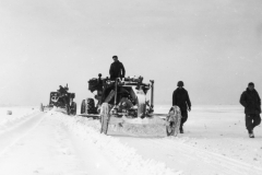 snow removal on the base.