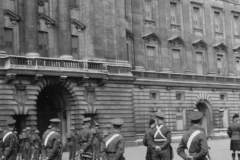 kings drummers in front of palace. may 7 1944