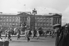 changing of the guard parade. Buckingham palace. may 6 1944