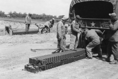 construction crew working on runway. Kingsnorth. England. may 1944