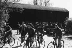 leaving after briefing. Kingsnorth. England. April 1944