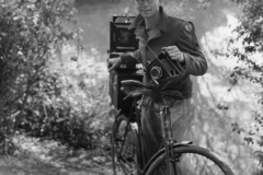 Andy lab chief near lab. may 1944. Kingsnorth England.