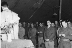 catholic services in 32 SG tent. may 1944