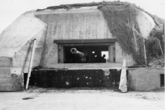 Gerry Pill Box near beach. France 1944