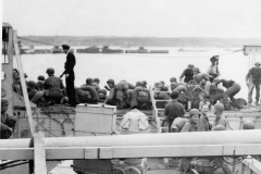 as the troop ship nears the coast of France - 9th AF army