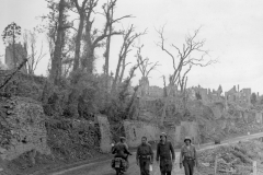 war torn hill leading to st. lo.