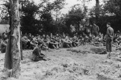 chaplain talks to us soon after we arrive in France.