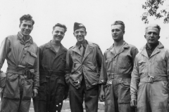 Fred Astaire with fellows. Sept 1944.