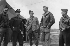 Fred Astaire with officers. Sept 1944.