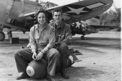 two pilots who together sank a German destroyer with there bombs. Aug