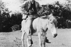 bob on donkey. Aug 1944.