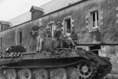 German tank in France. 1944