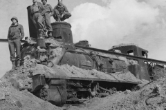 pit, Johnnie, Mitch, bob k. France rail yard 1944