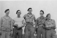 bob,sandy, pit, Capt frien, Mitch. France. Oct 1944