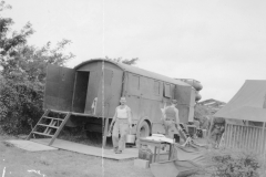 our lab set up at strip 35 Le mans. Sept 1944.