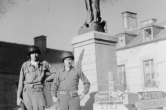 pit and bob in saint Marie dumont. Aug 1944.