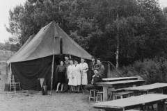 doughnut dugout at Le mans. Sept 1944.