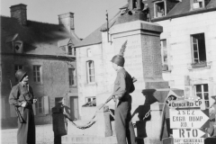 bob and john in saint Marie dumont. Aug 1944.