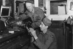 shot in machine shop of 391st. Oct 1944.