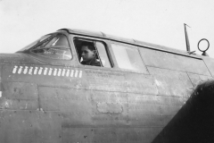 pit in an a20 attack bomber. strip 68. France. Oct 1944