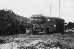 our trailer at strip 68. Oct 1944.