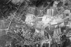photo taken with a k17b over marshaling yards in France on may 6 1944.