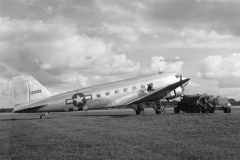 one of the big helpers in this war the c47 transport. this type of pla