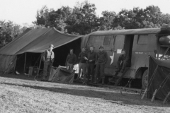 our lab setup at the last field. Oct 1944.