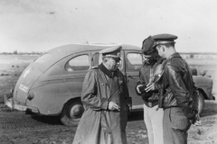 officers talk. Oct 1944