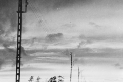 Normandy power lines. July 1944