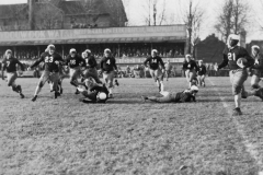 football at 29th tack in Maastricht Holland. Nov 1944