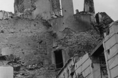 battle damage in France. July 1944